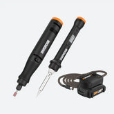 20V MAKERX 2pc Rotary Tool + Wood/Metal Crafter Combo Kit