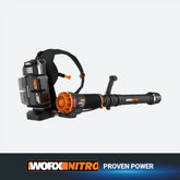 80V 800 CFM 150 MPH brushless backpack leaf blower