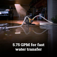 20V 5.75 GPM Portable Water Transfer Pump