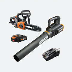 20V 10" Cordless Chainsaw and TURBINE Blower Combo Kit