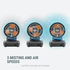 20V Cordless Misting Fan