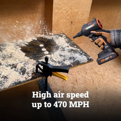 20V 39 CFM 470 MPH brushless dust blower / inflator