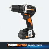 Nitro 20V Power Share 1/2" Cordless Drill/Driver with Brushless Motor