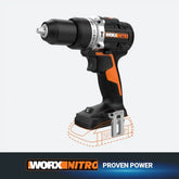 Nitro 20V Power Share 1/2" Cordless Hammer Drill with Brushless Motor
