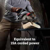 20V 7-¼" brushless circular saw – tool only