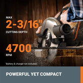 20V Power Share 6.5" Cordless Circular Saw