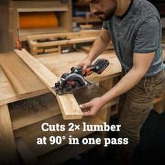 20V 4-¹⁄₂" brushless compact circular saw - Tool Only