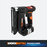 Nitro 20V Power Share Cordless 3/8" Crown Stapler with Air Impact Technology - Tool Only