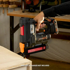 WORXNITRO 20V 18GA Narrow Crown Stapler-Tool + 2.0 Ah Battery