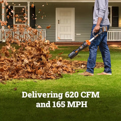 40V 620 CFM 165 MPH brushless LeafJet leaf blower