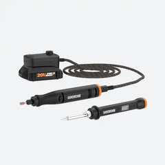 20V MAKERX 2pc Rotary Tool + Wood/Metal Crafter Combo Kit