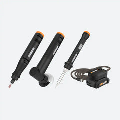 20V MAKERX 3pc Combo Kit - Rotary Tool + Angle Grinder + Wood/Metal Crafting Tool