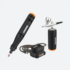 20V MAKERX 2pc Combo Kit - Rotary Tool + Air Brush