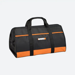 Large Zippered Tool Tote with Interior and Exterior Pockets