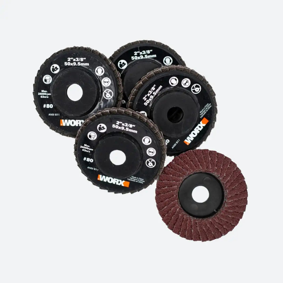 2" MAKERX Flap Sanding Wheels (5pc)