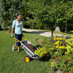 Aerocart 8-in-1 Yard Cart / Wheelbarrow / Dolly with Snow Plow