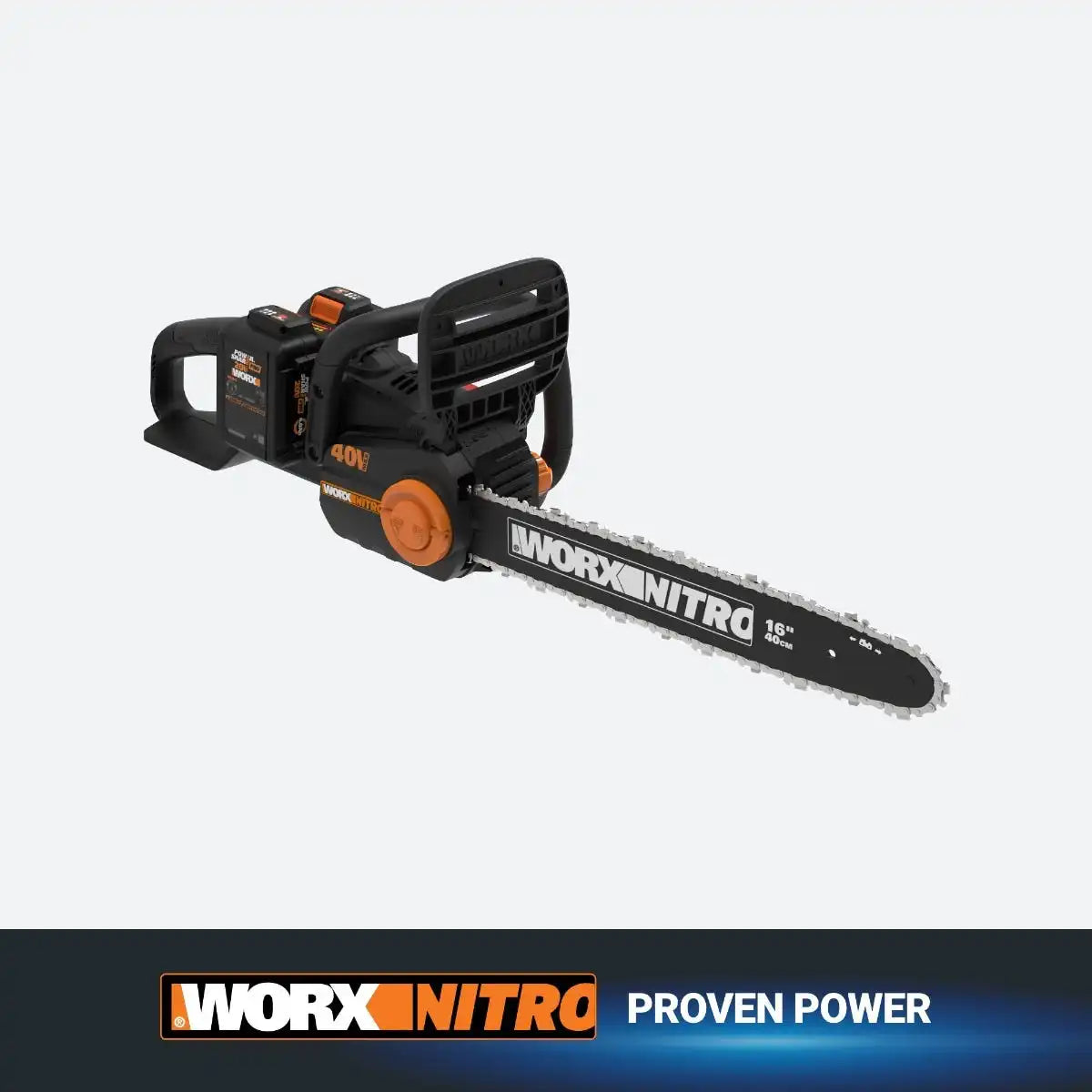 40V Power Share Cordless 16” Chainsaw with Brushless Motor