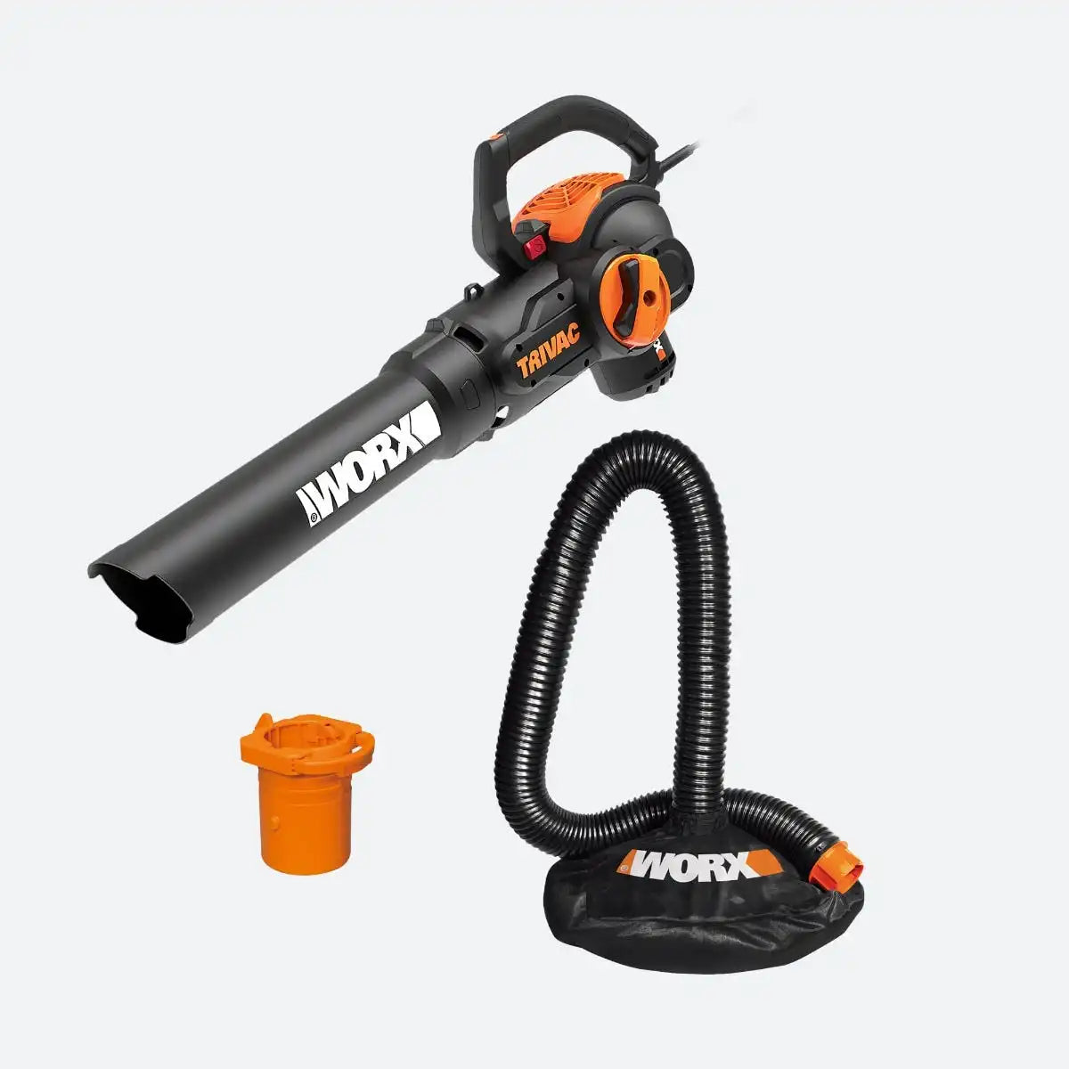 12 Amp 620 CFM 70 MPH leaf blower /mulcher / vacuum- leaf collection system included