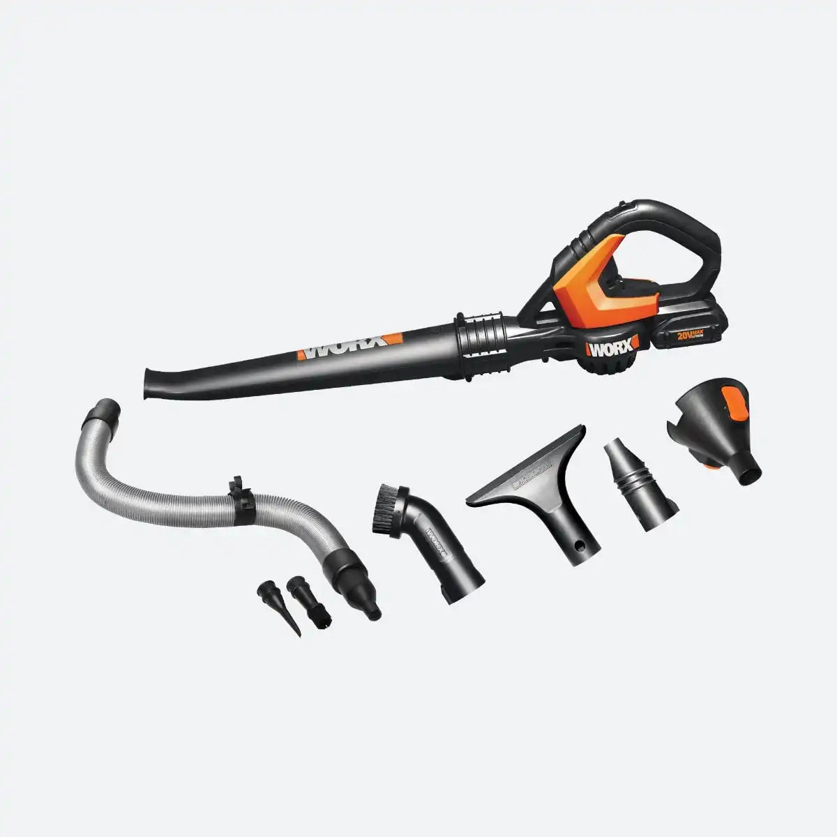 20V 120 MPH sweeper- 9 attachments included