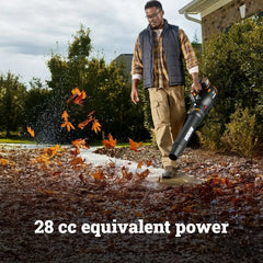 40V 780 CFM 190 MPH brushless QuietTech leaf blower
