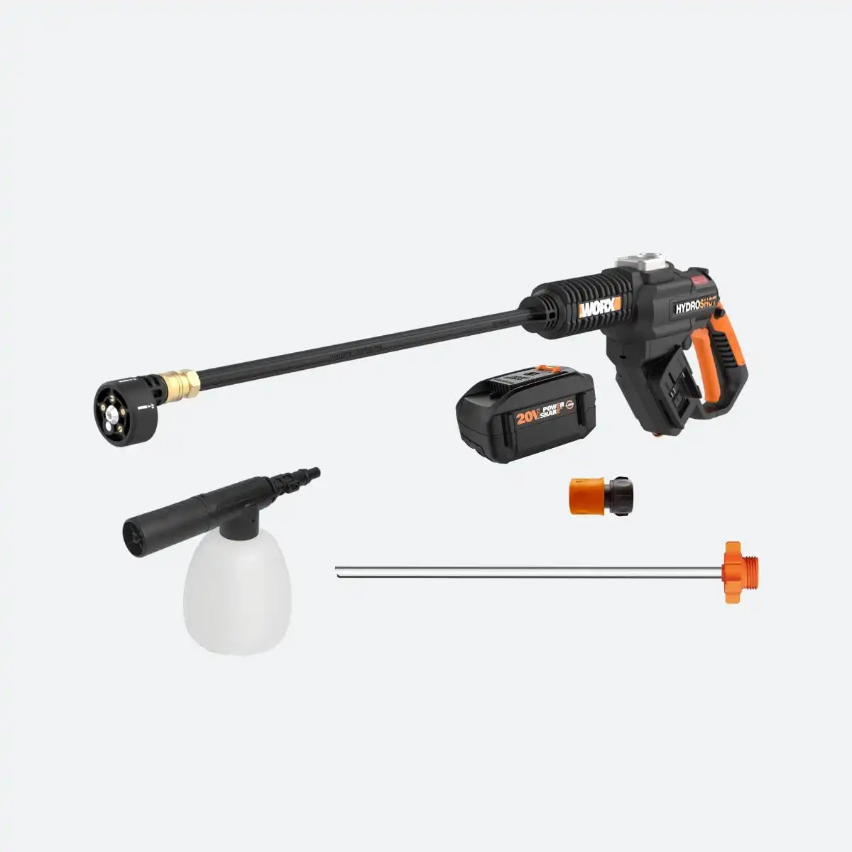 20V Power Share Hydroshot Portable Power Cleaner w/ Cleaning Accessories and 4.0Ah Battery