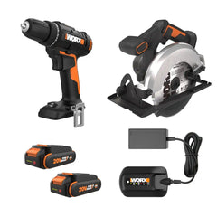 20V 3/8" Drill/Driver & 6.5" Circular Saw Combo Kit