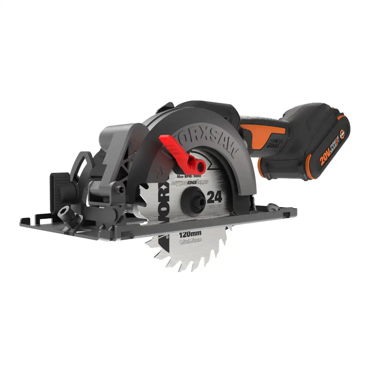 20V 4-¹⁄₂" brushless compact circular saw - Tool Only