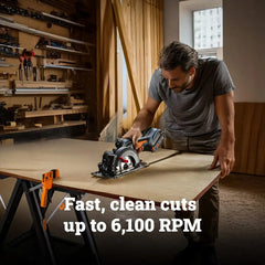 20V 4-¹⁄₂" brushless compact circular saw - Tool Only