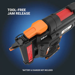 WORXNITRO 20V 18GA Narrow Crown Stapler-Tool + 2.0 Ah Battery